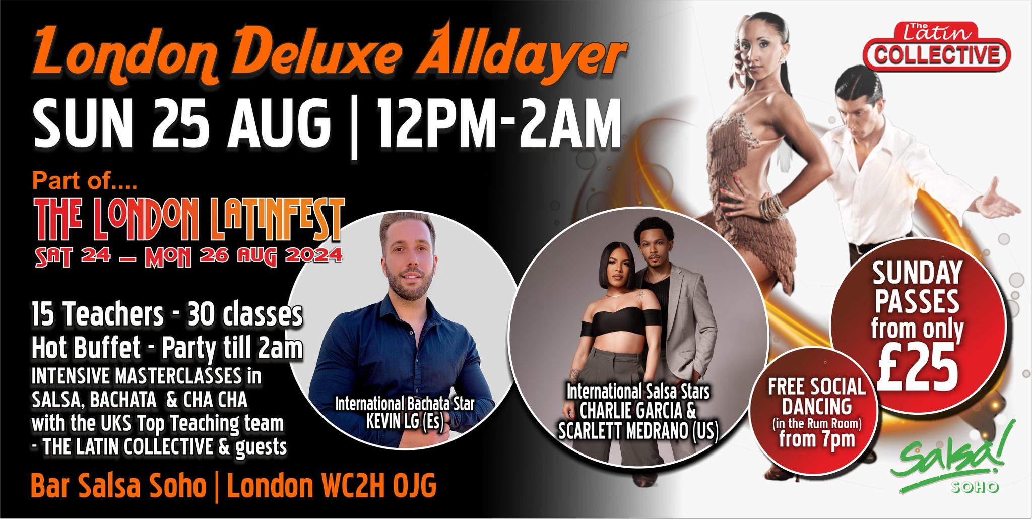 LONDON DELUXE ALLDAYER NEWBIE PASS - 25th August 2024