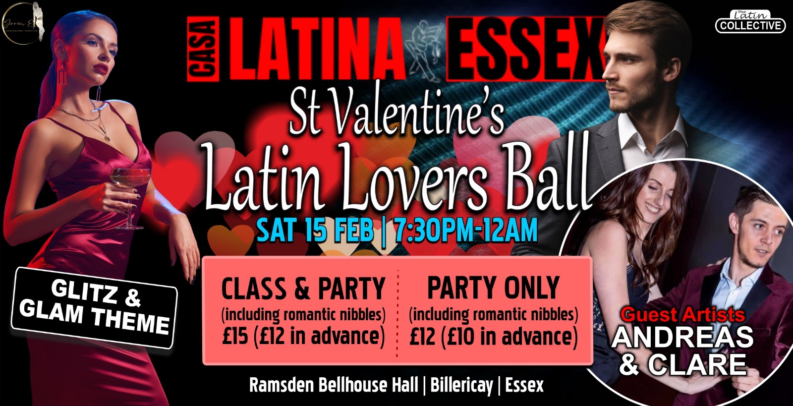 CASA LATINA | Essex Valentine's LATIN LOVERS BALL