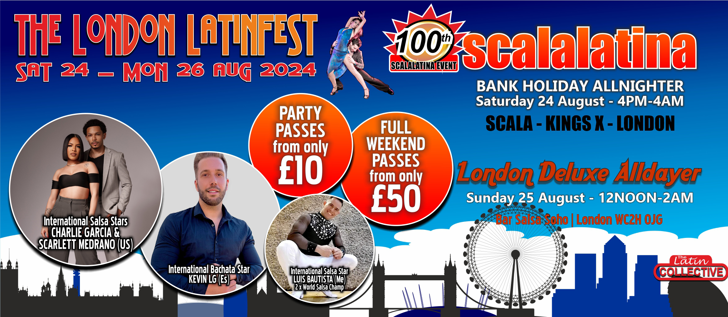 London LatinFest Weekend Pass - 24-26th Aug 2024