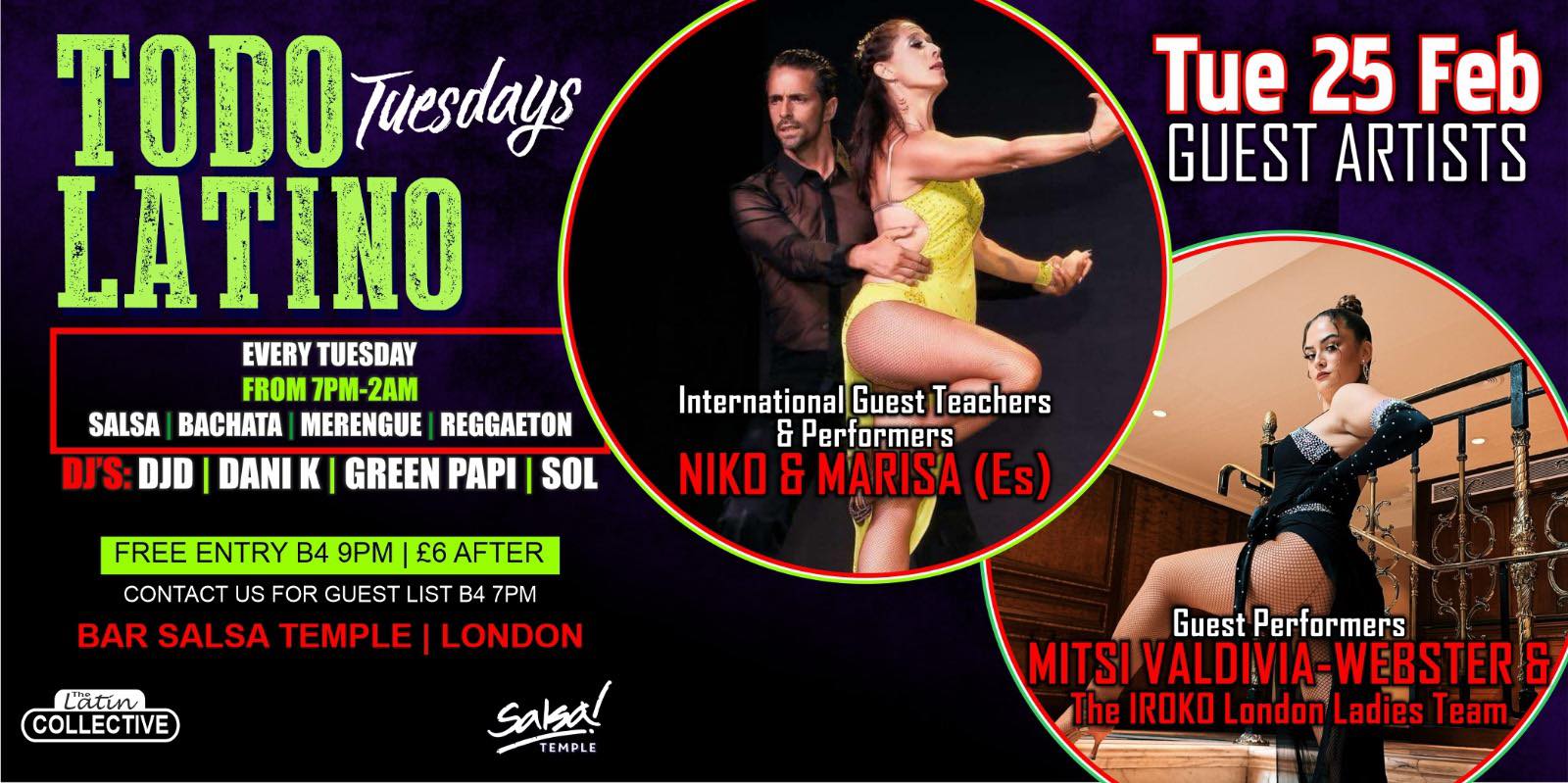 TODO Latino Tuesdays at Bar Salsa Temple